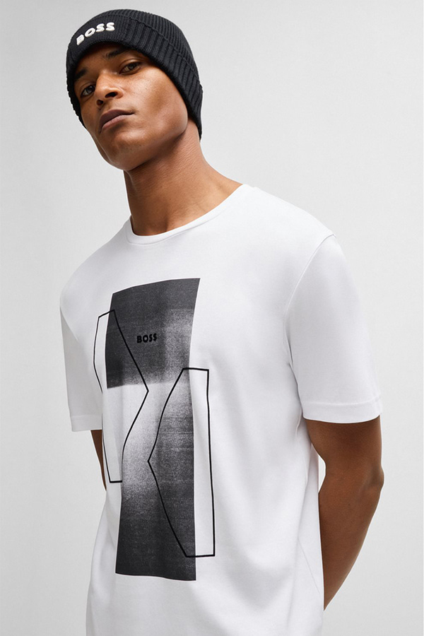 ΜΠΛΟΥΖΑ BOSS - 100 ΛΕΥΚΟ